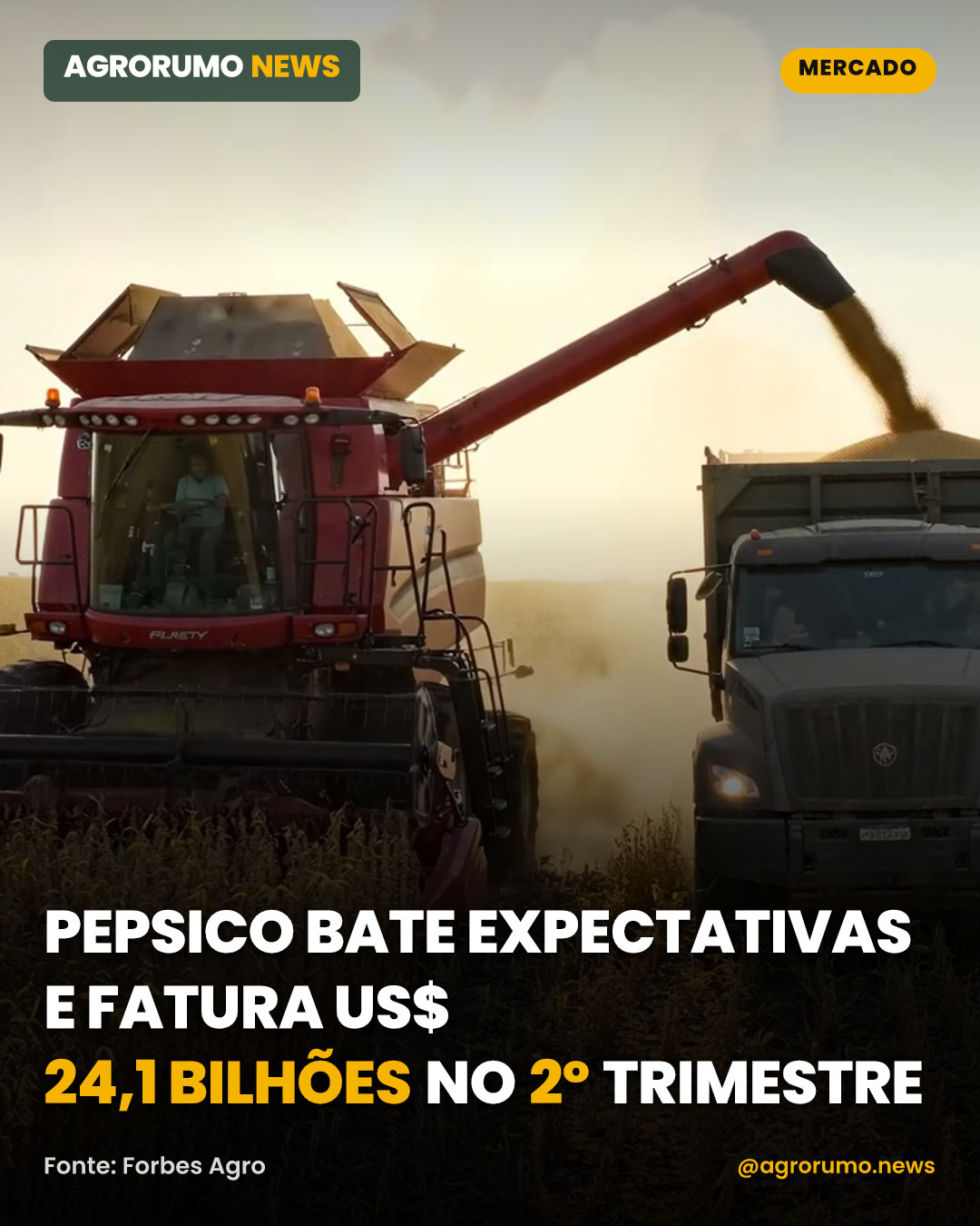 PepsiCo bate expectativas e fatura US$ 24,1 bilhões no 2º trimestre