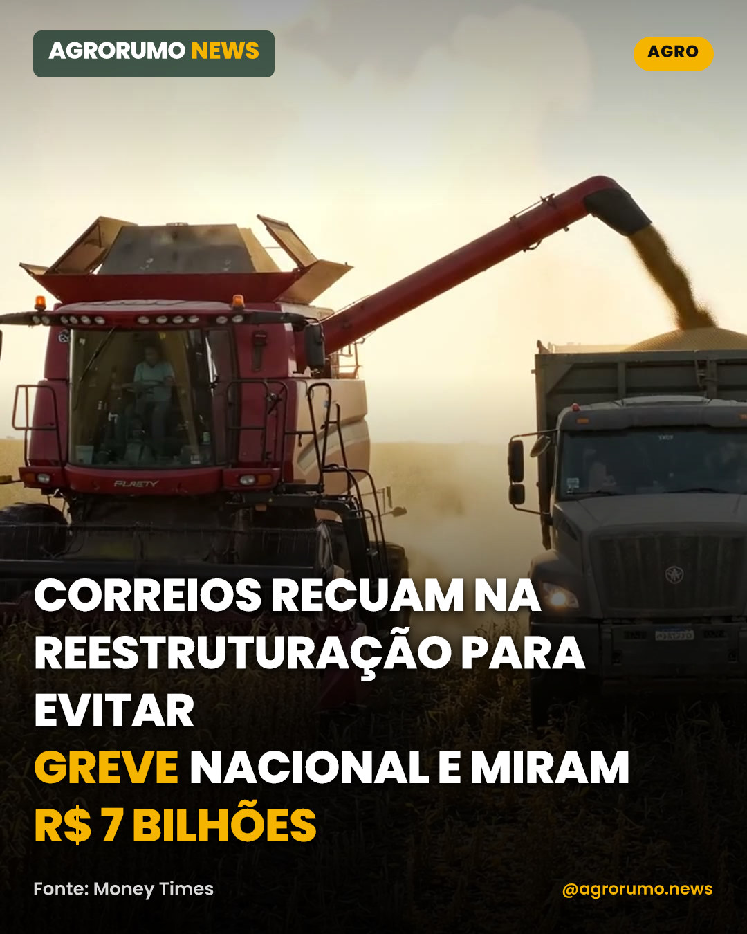 Correios recuam na reestruturação para evitar greve nacional e miram R$ 7 bilhões