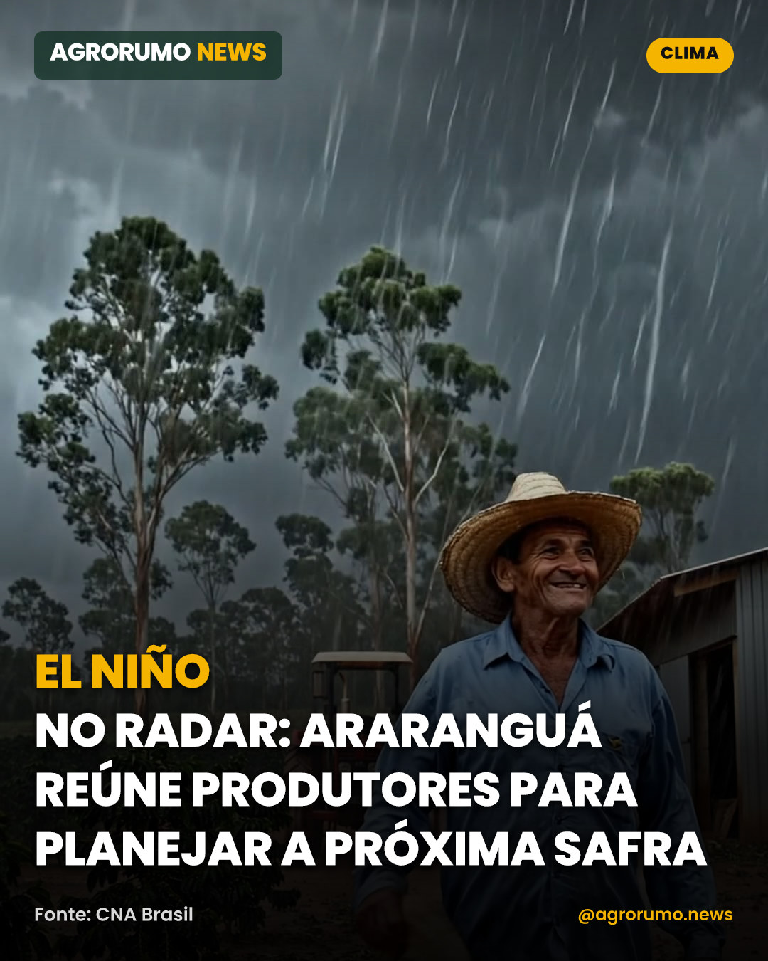 El Niño no radar: Araranguá reúne produtores para planejar a próxima safra