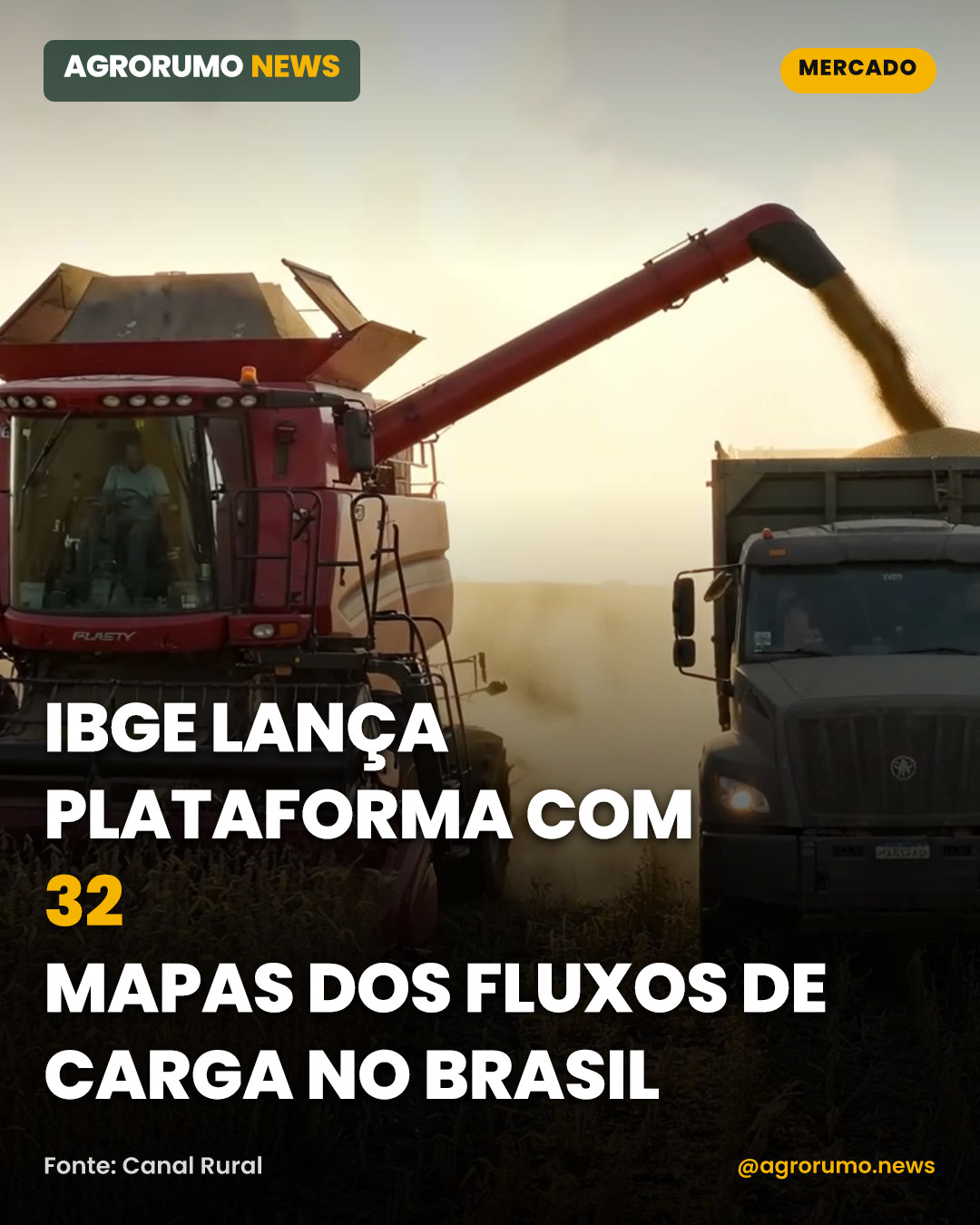 IBGE lança plataforma com 32 mapas dos fluxos de carga no Brasil