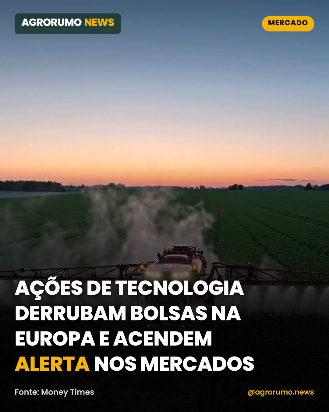 Ações de tecnologia derrubam bolsas na Europa e acendem alerta nos mercados