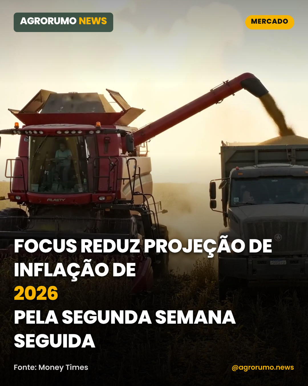 Focus reduz projeção de inflação de 2026 pela segunda semana seguida