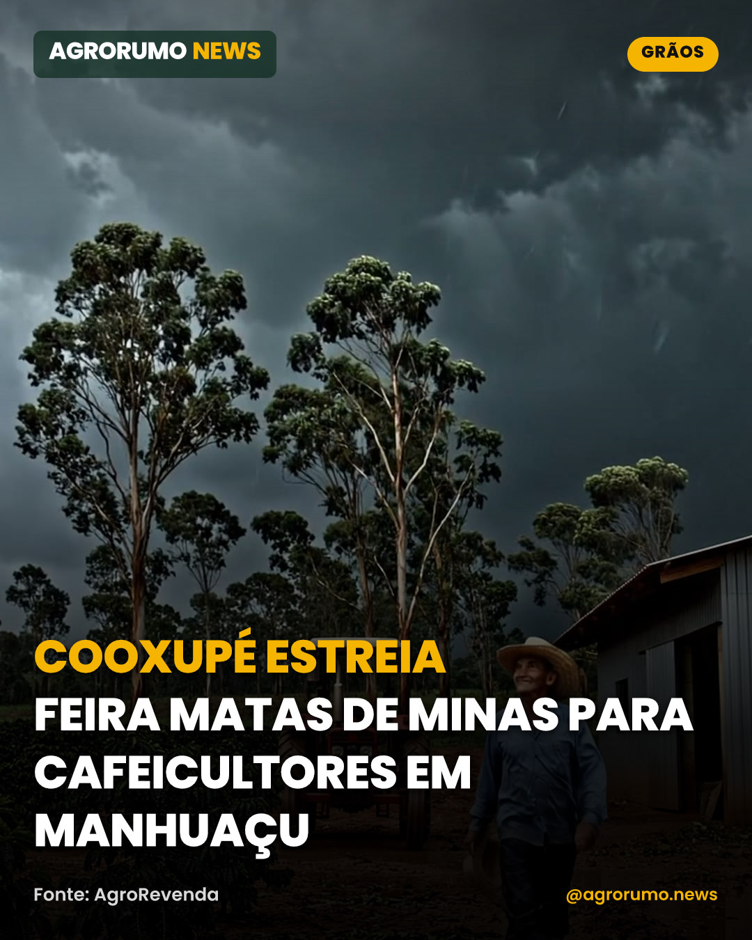 Cooxupé estreia Feira Matas de Minas para cafeicultores em Manhuaçu