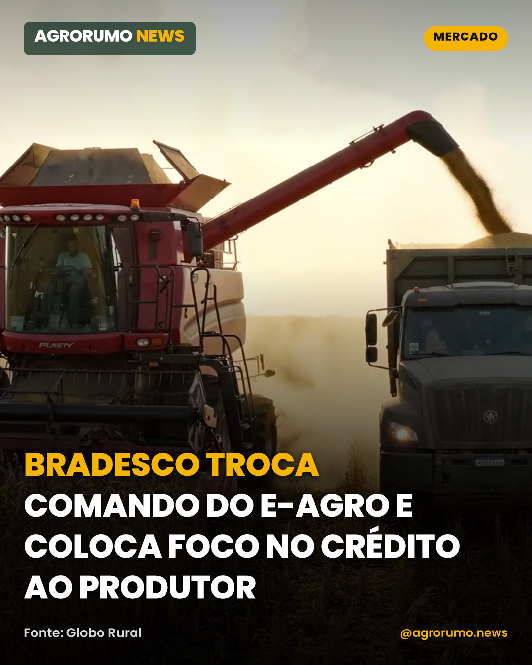 Bradesco troca comando do E-agro e coloca foco no crédito ao produtor