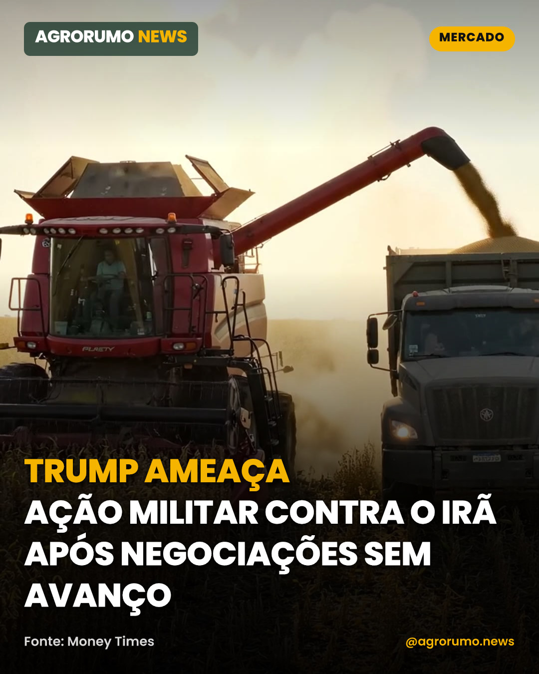 Trump ameaça ação militar contra o Irã após negociações sem avanço
