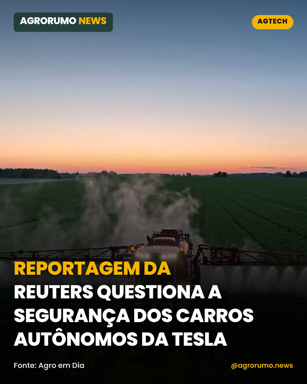 Reportagem da Reuters questiona a segurança dos carros autônomos da Tesla