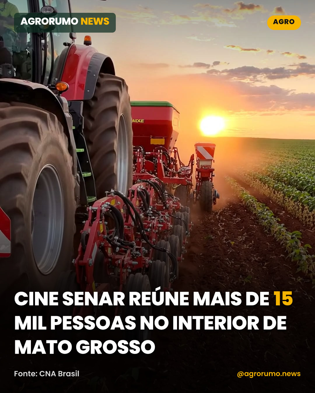 Cine Senar reúne mais de 15 mil pessoas no interior de Mato Grosso