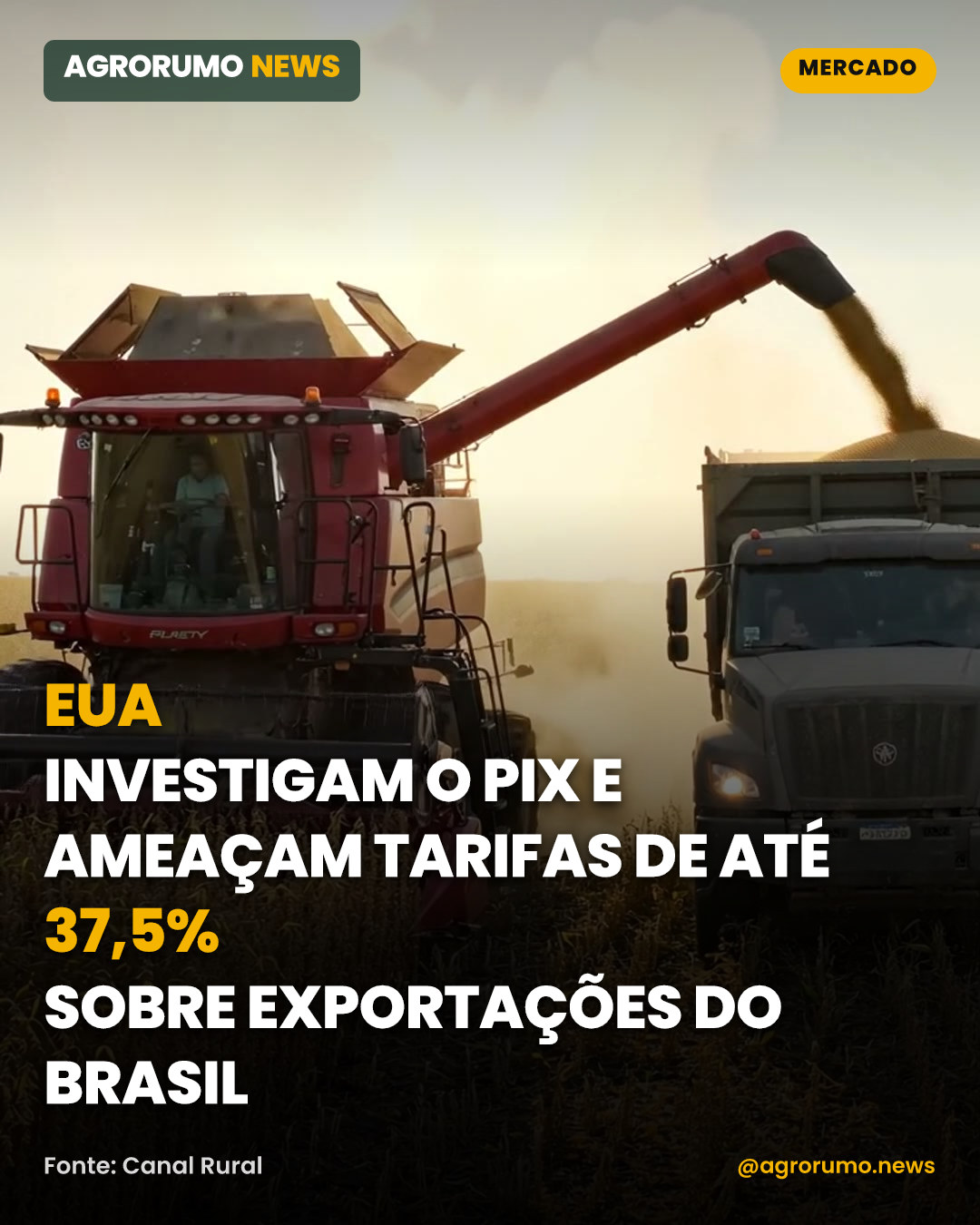 EUA investigam o Pix e ameaçam tarifas de até 37,5% sobre exportações do Brasil
