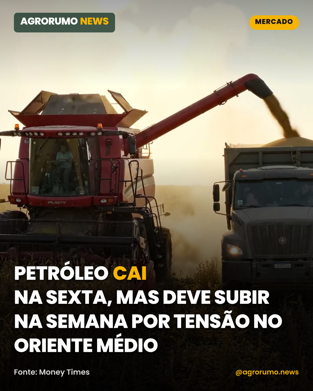 Petróleo cai na sexta, mas deve subir na semana por tensão no Oriente Médio