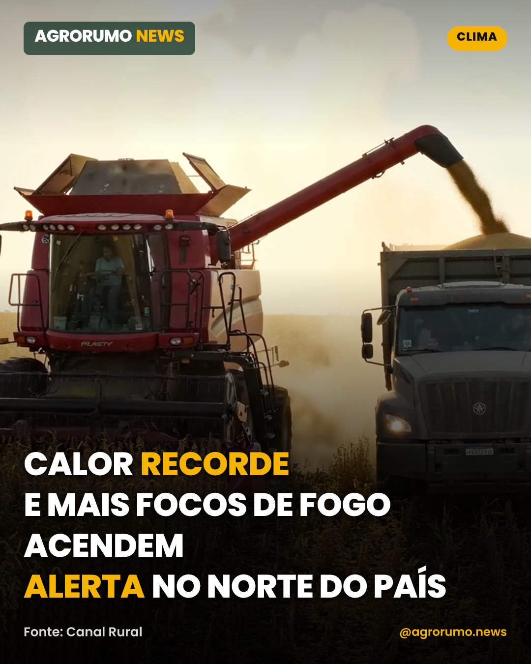 Calor recorde e mais focos de fogo acendem alerta no Norte do país