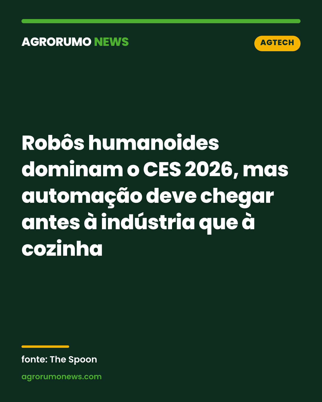 Robôs humanoides dominam o CES 2026, mas automação deve chegar antes à indústria que à cozinha