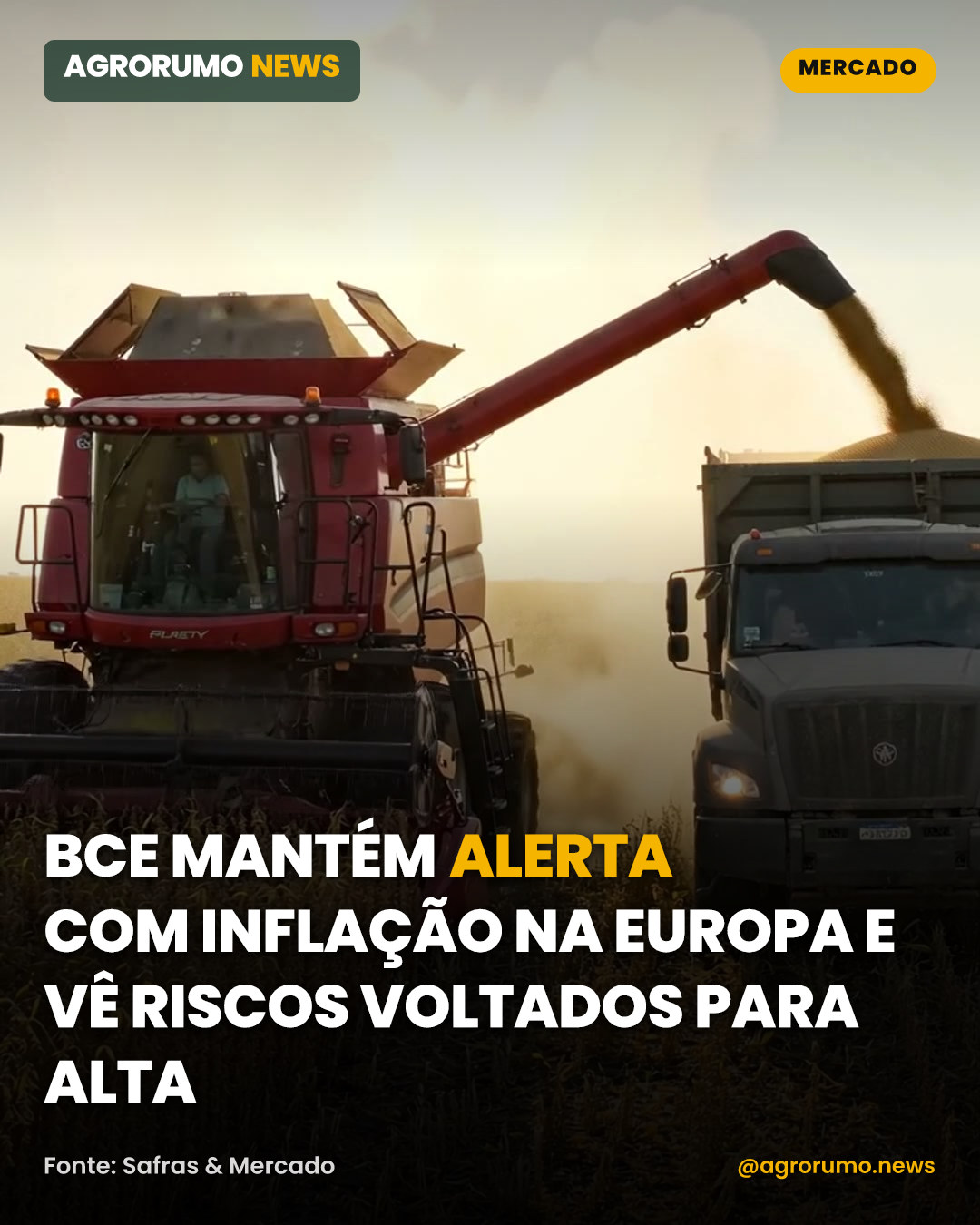 BCE mantém alerta com inflação na Europa e vê riscos voltados para alta