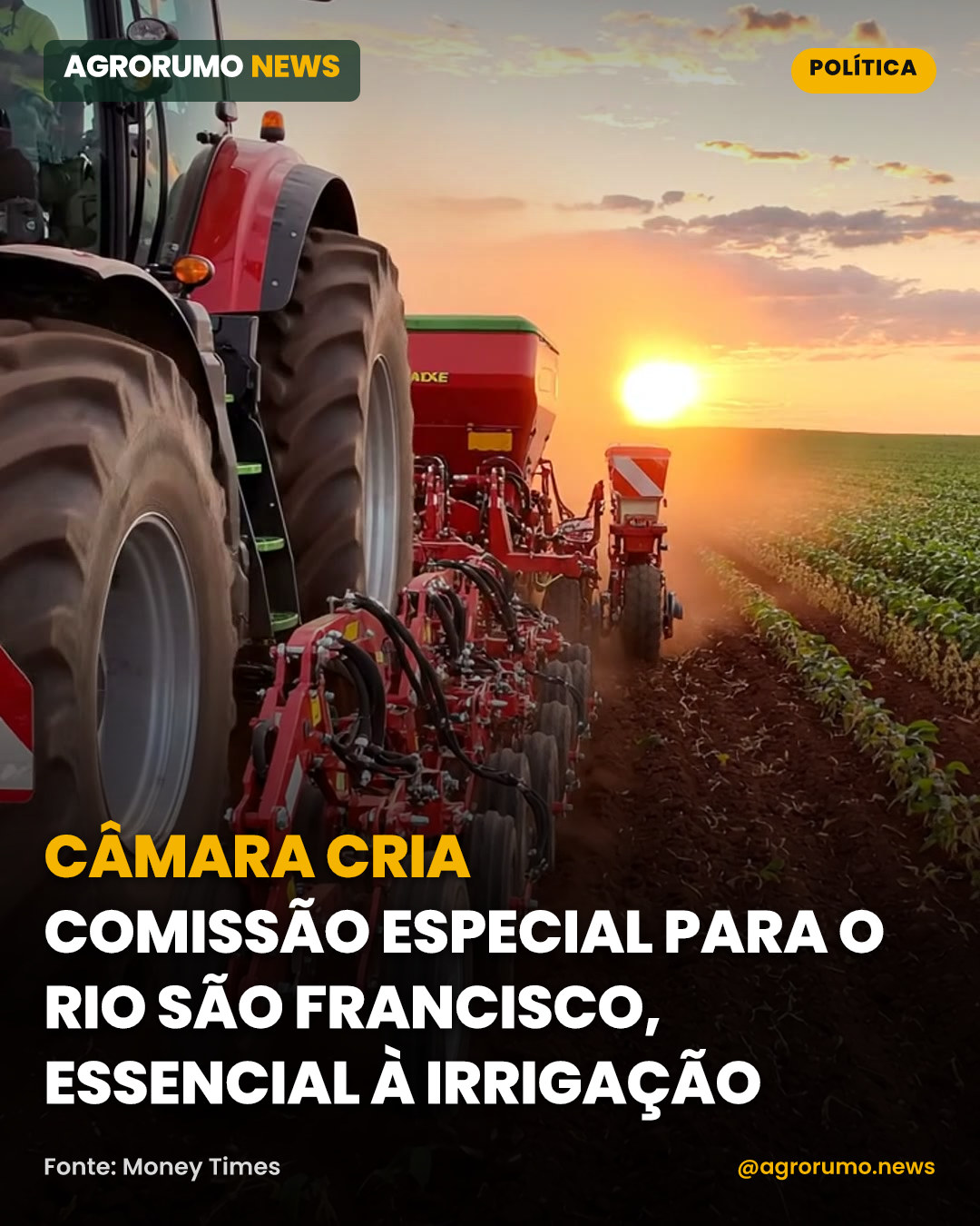 Câmara cria comissão especial para o Rio São Francisco, essencial à irrigação