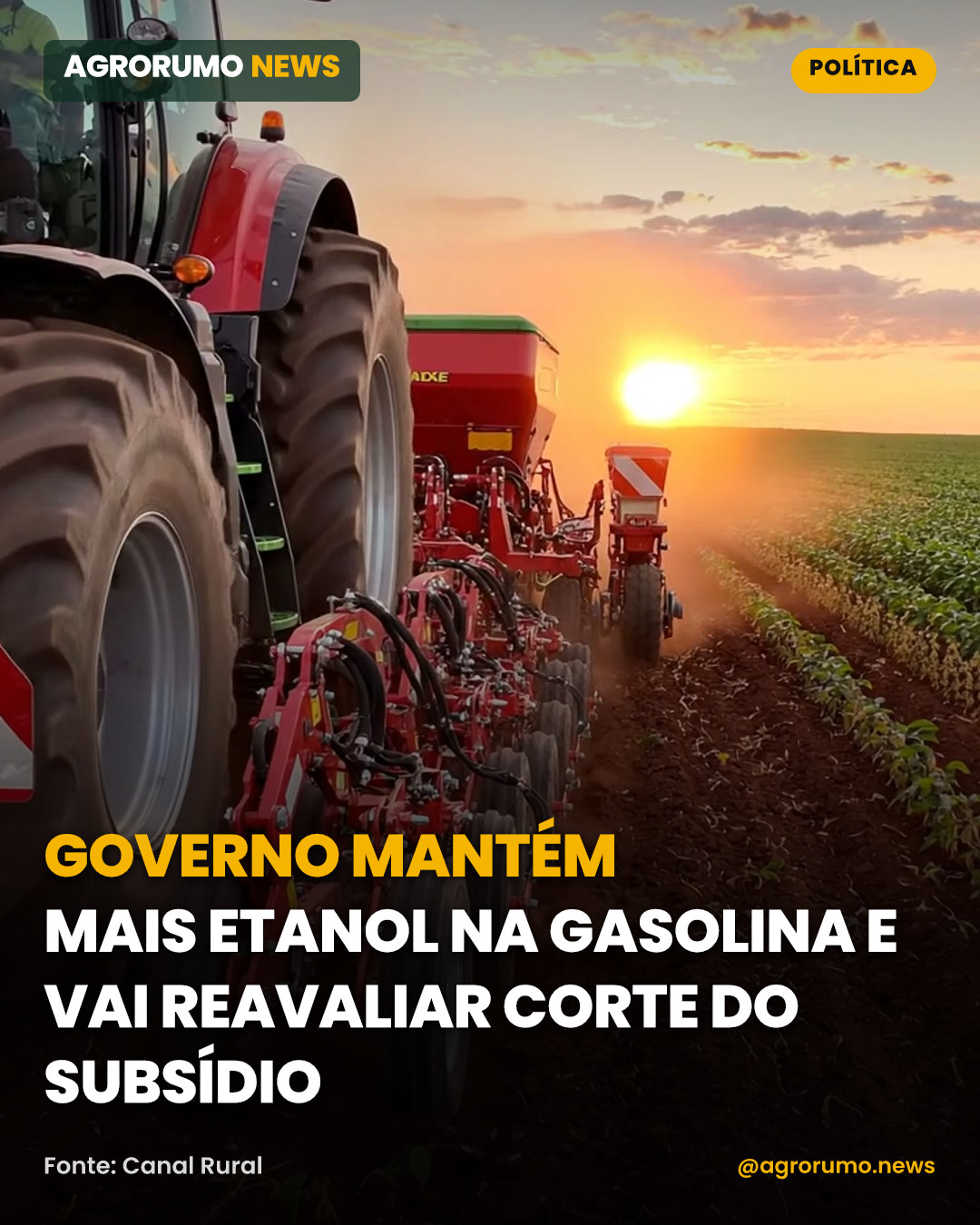 Governo mantém mais etanol na gasolina e vai reavaliar corte do subsídio