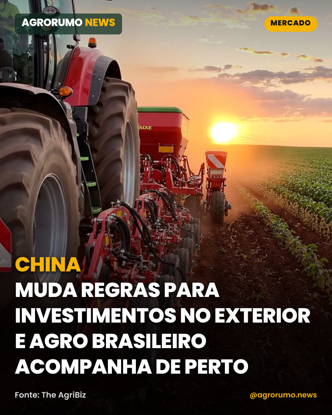 China muda regras para investimentos no exterior e agro brasileiro acompanha de perto