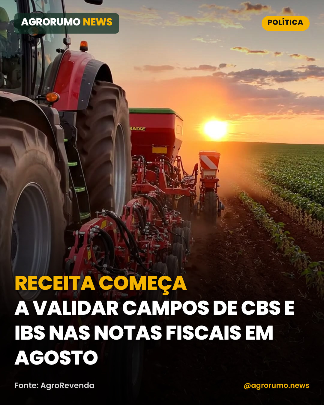 Receita começa a validar campos de CBS e IBS nas notas fiscais em agosto
