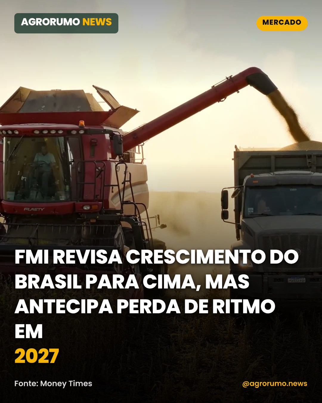 FMI revisa crescimento do Brasil para cima, mas antecipa perda de ritmo em 2027