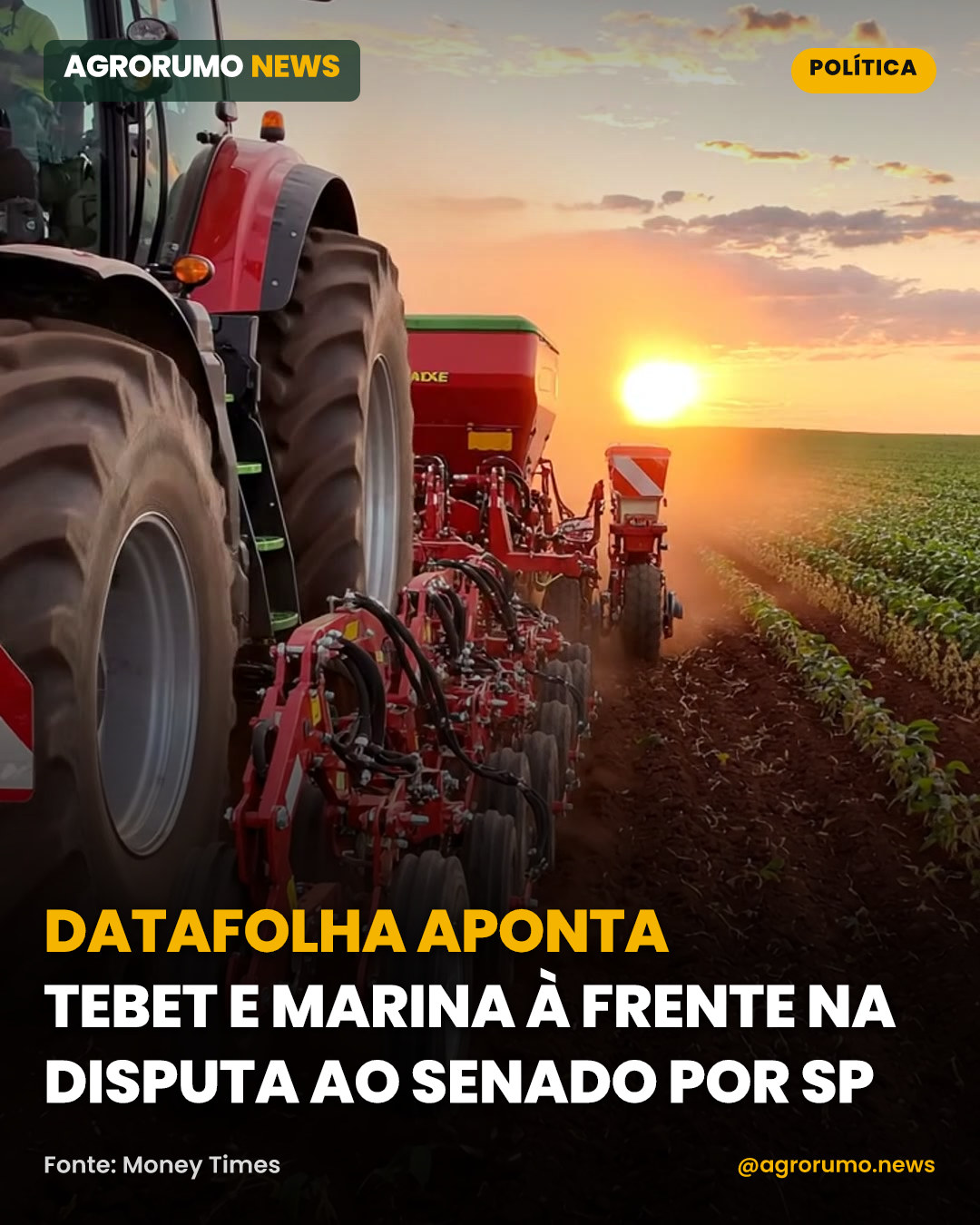 Datafolha aponta Tebet e Marina à frente na disputa ao Senado por SP