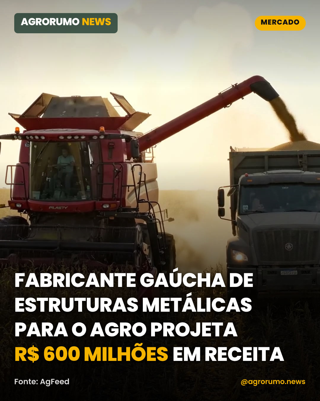Fabricante gaúcha de estruturas metálicas para o agro projeta R$ 600 milhões em receita