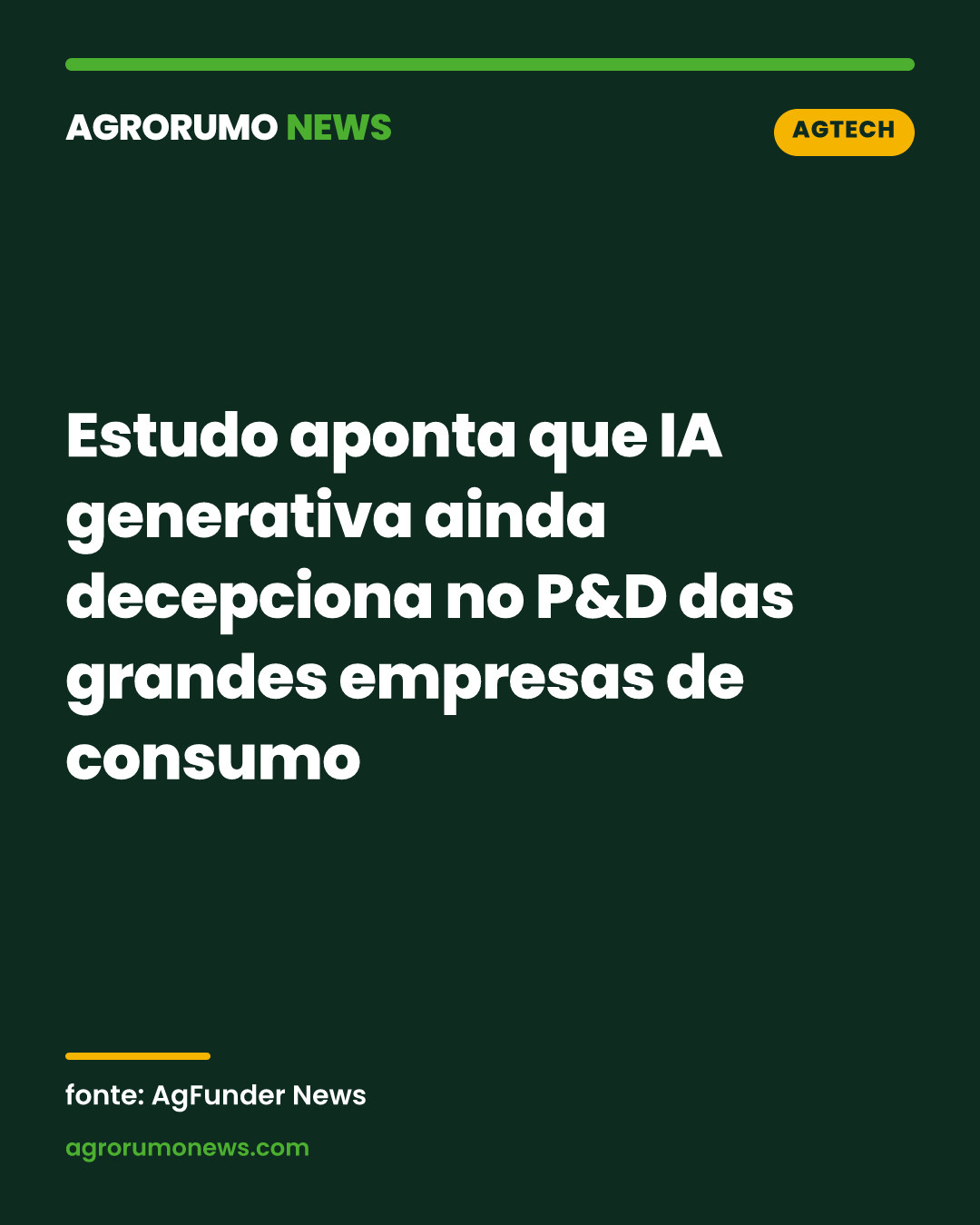 Estudo aponta que IA generativa ainda decepciona no P&D das grandes empresas de consumo