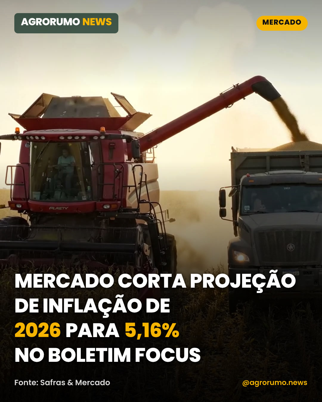 Mercado corta projeção de inflação de 2026 para 5,16% no boletim Focus