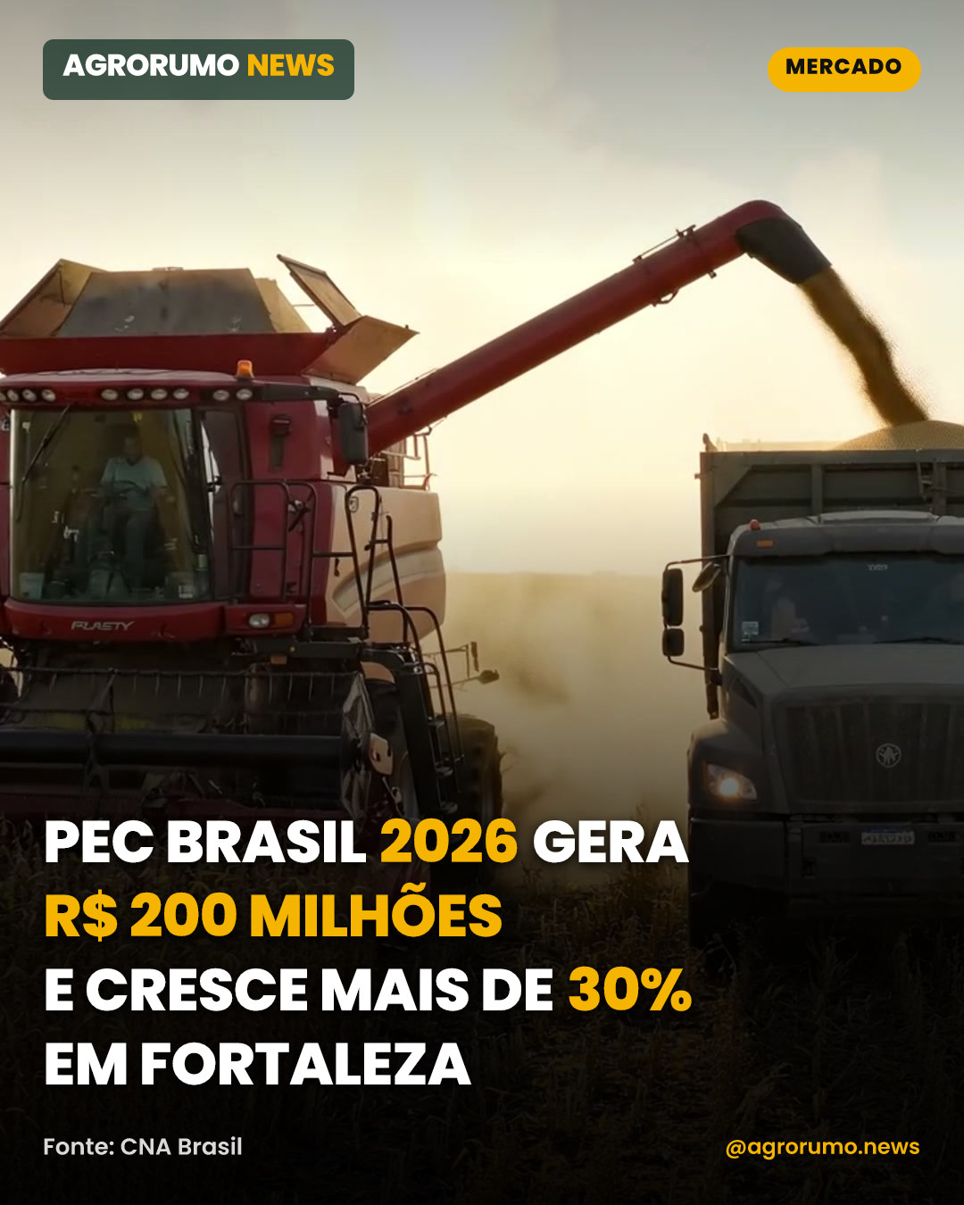 PEC Brasil 2026 gera R$ 200 milhões e cresce mais de 30% em Fortaleza